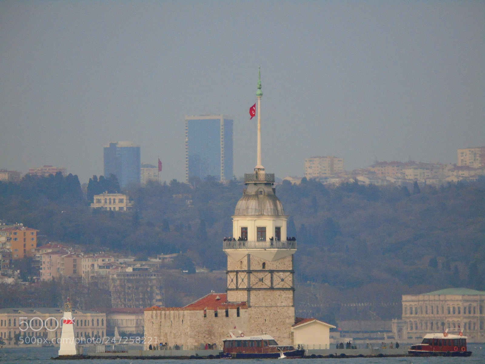 Sony Cyber-shot DSC-H400 sample photo. Istanbul throat, girl tower. photography