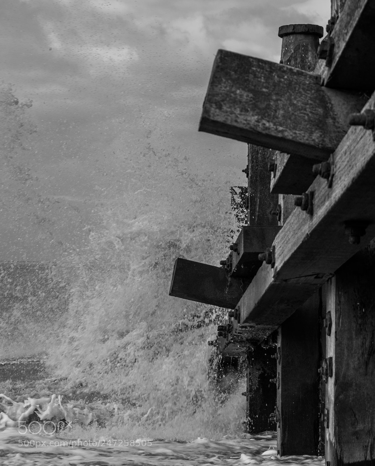Nikon D3400 sample photo. Breakers at whitstable photography