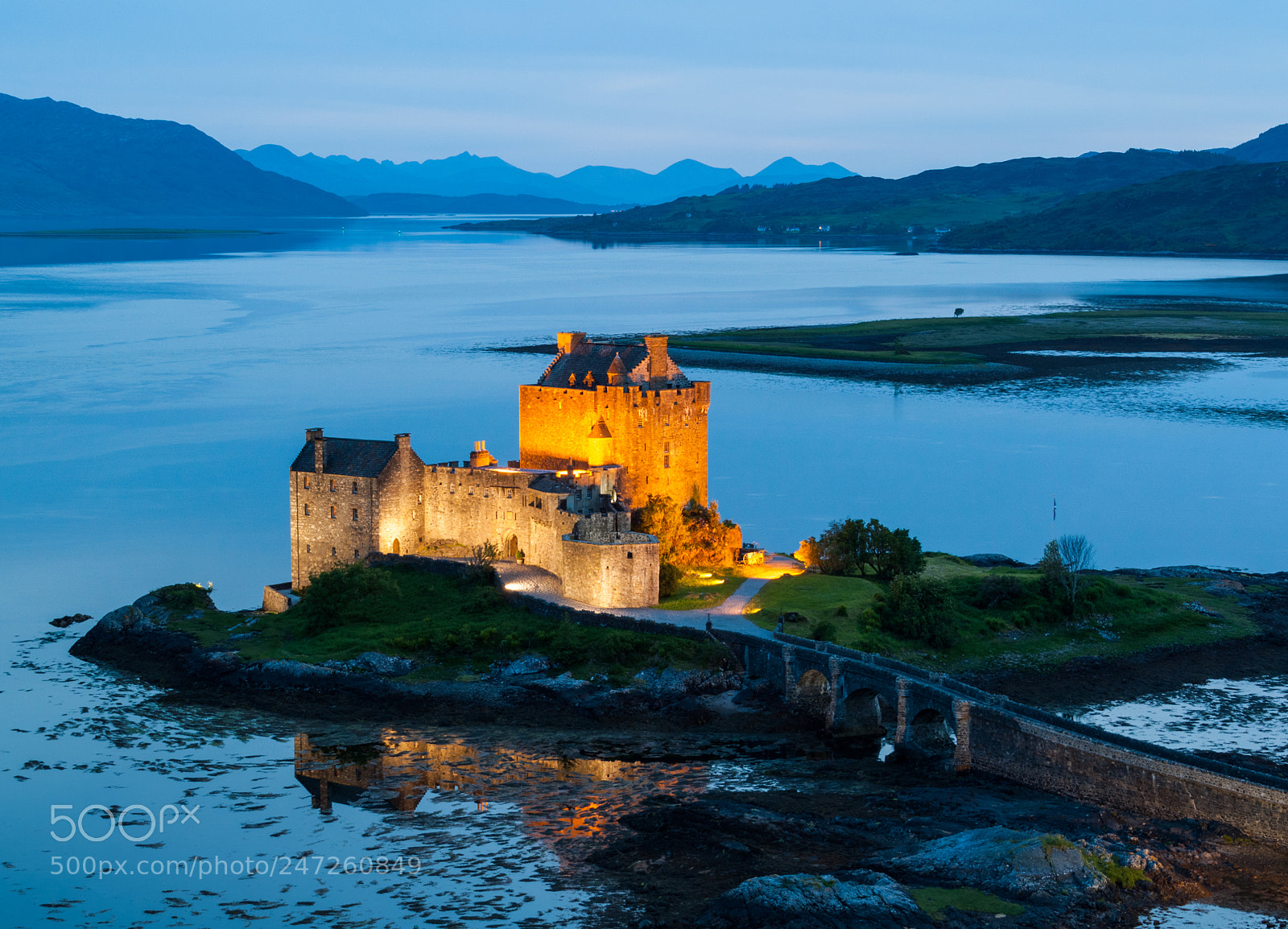 Canon EOS 500D (EOS Rebel T1i / EOS Kiss X3) sample photo. Eilean donan photography