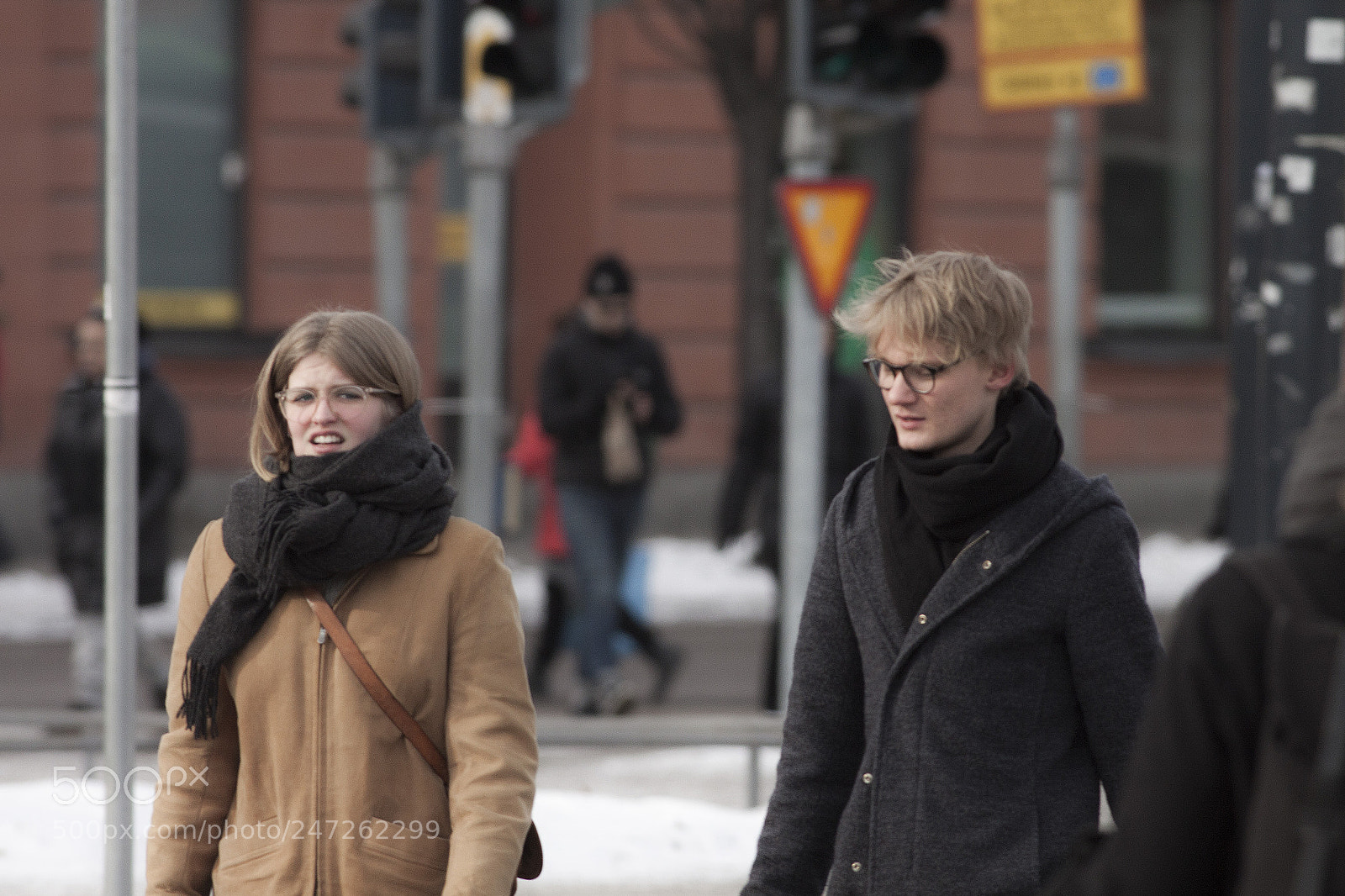 Canon EOS 50D sample photo. Pedestrians walking across the photography