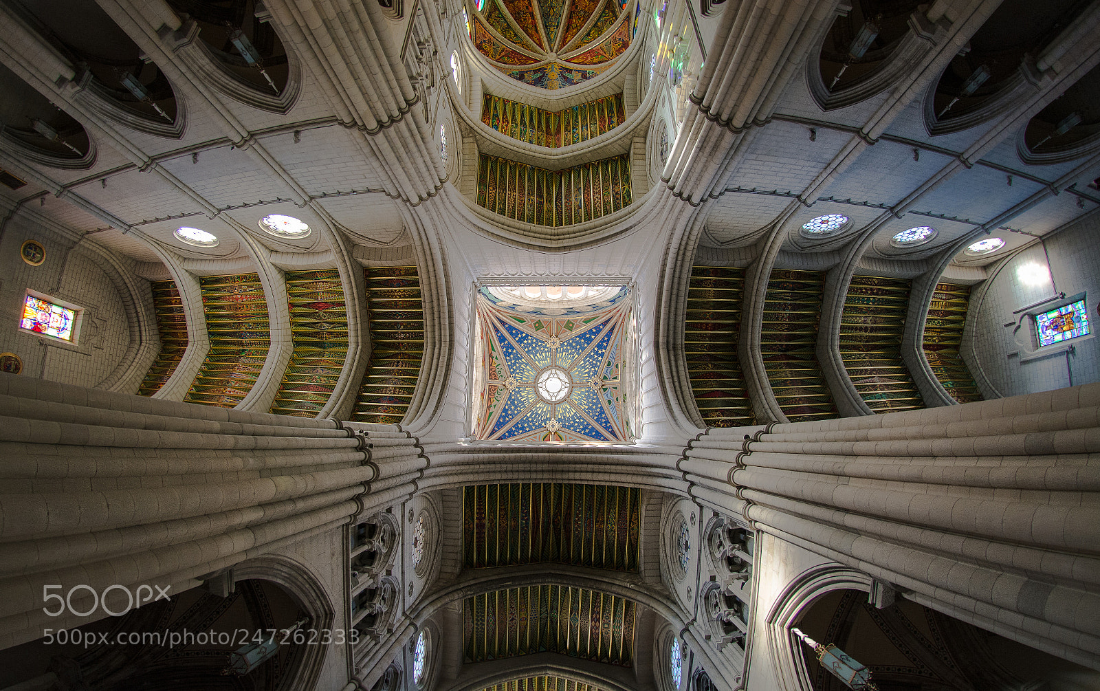 Nikon D7100 sample photo. Madrid. cathedral ii. fisheye photography