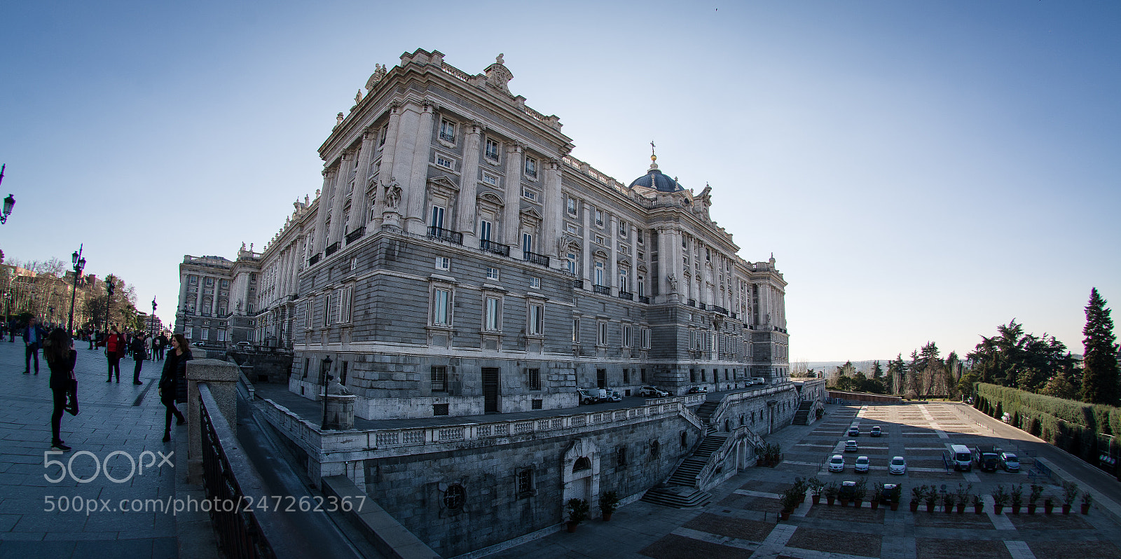 Nikon D7100 sample photo. Madrid. palace. fisheye photography