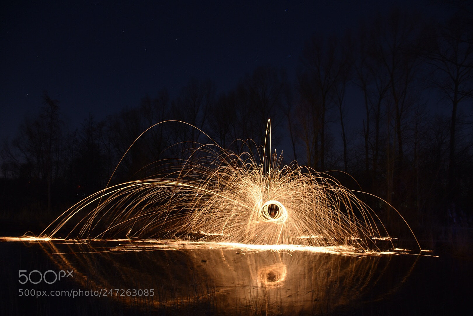 Nikon D7200 sample photo. Lightpainting in the evening photography