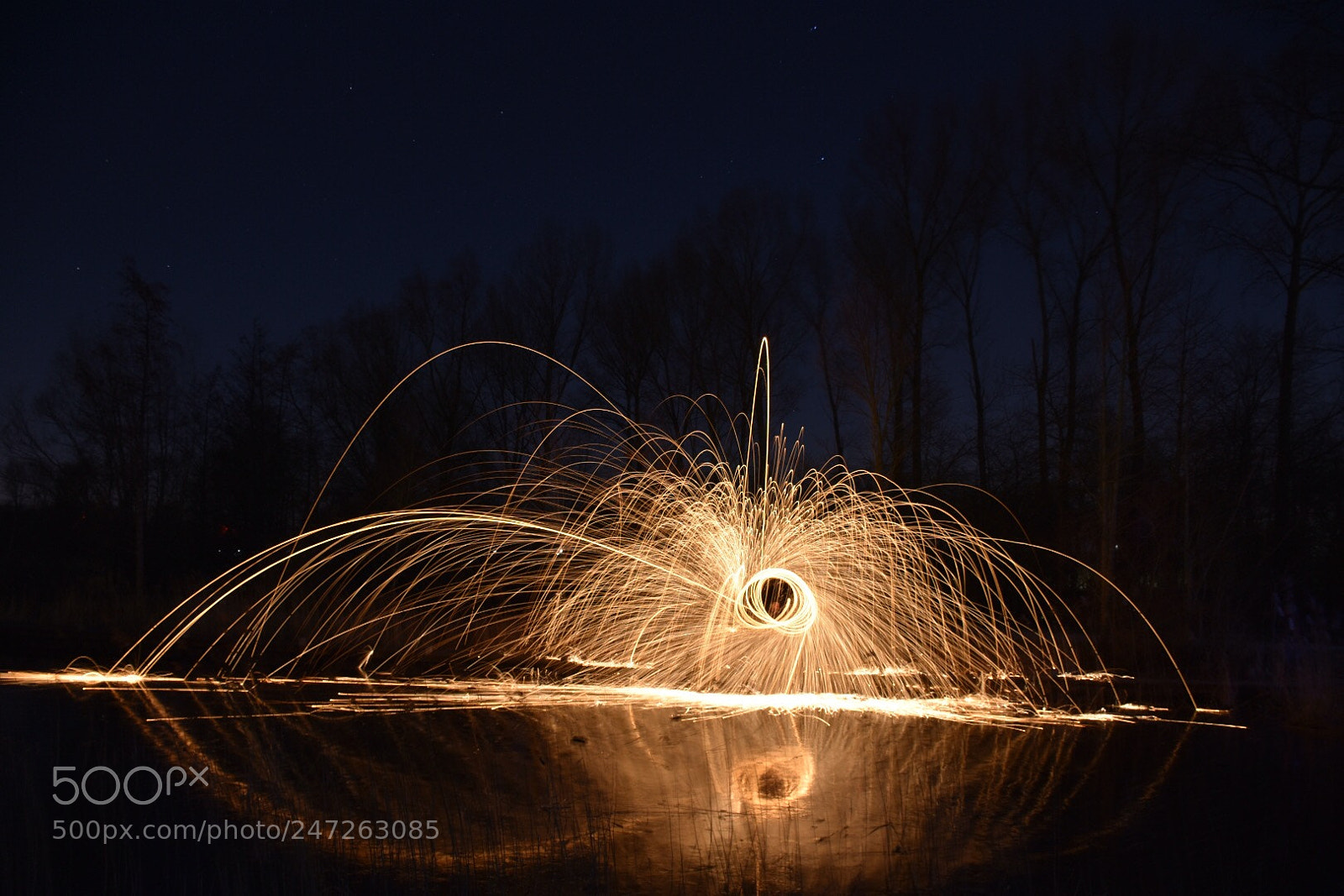 Nikon D7200 sample photo. Lightpainting in the evening photography