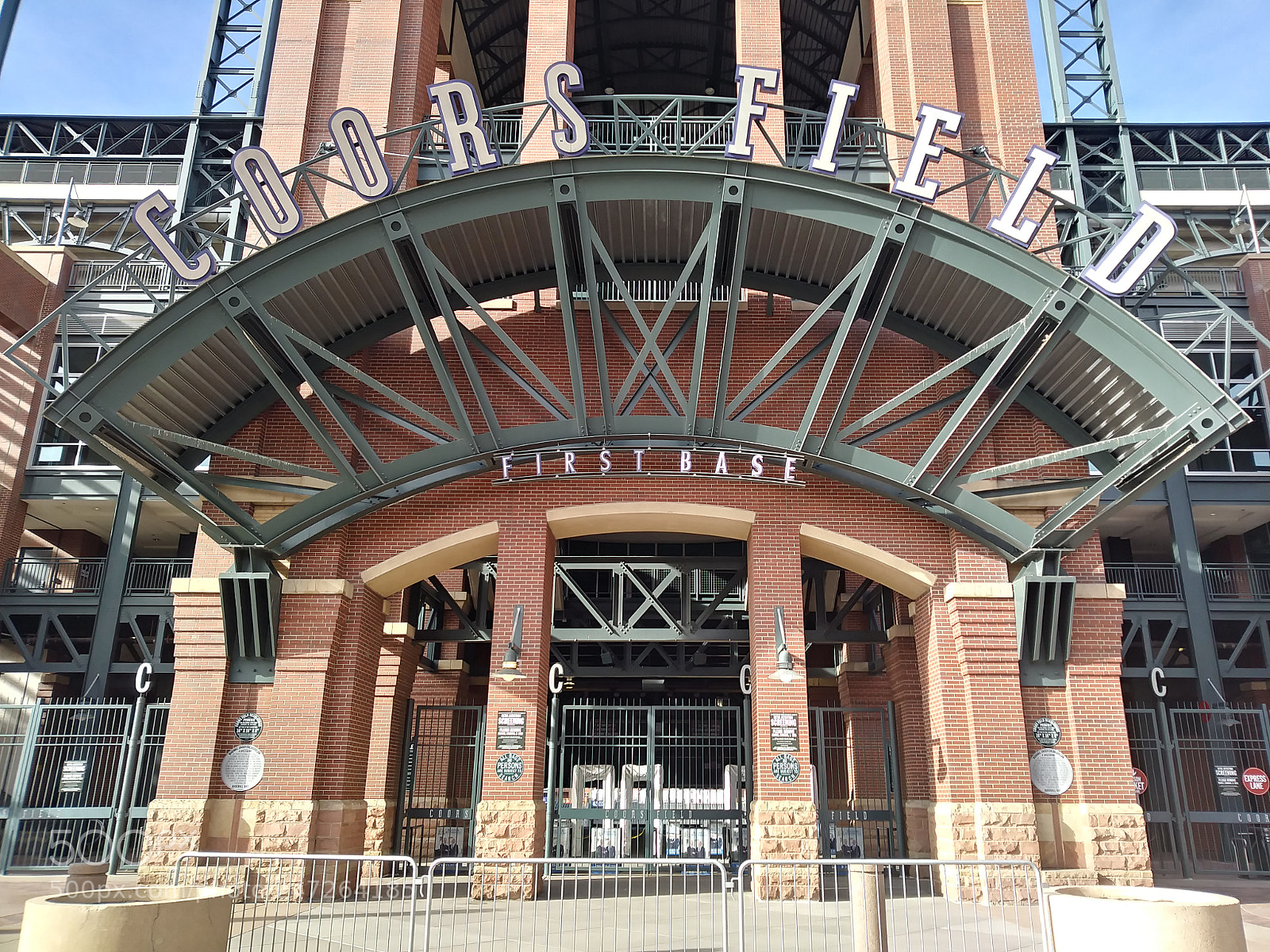 LG ARISTO sample photo. Coors field photography