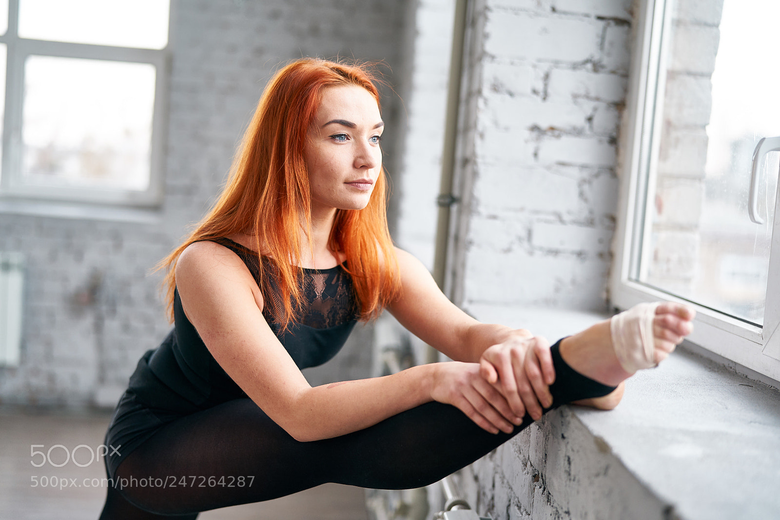 Sony a9 sample photo. Girl dancer doing stretching photography