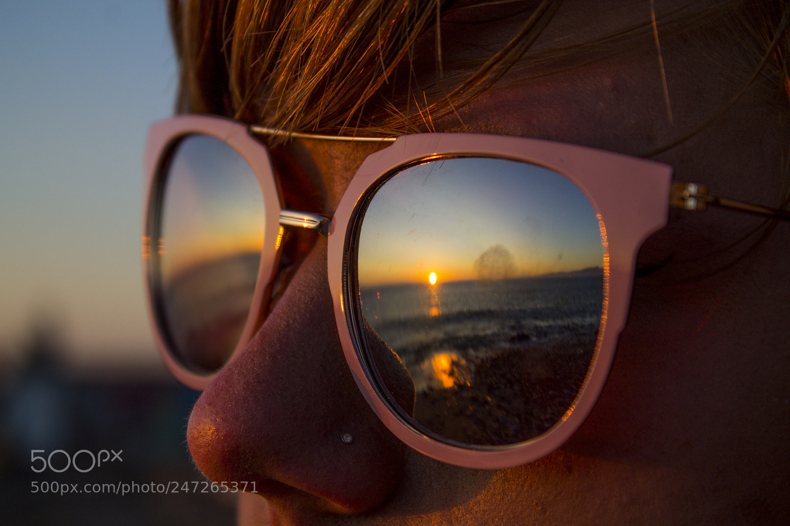 Canon EOS 1100D (EOS Rebel T3 / EOS Kiss X50) sample photo. Dirty sun glasses & sunset photography