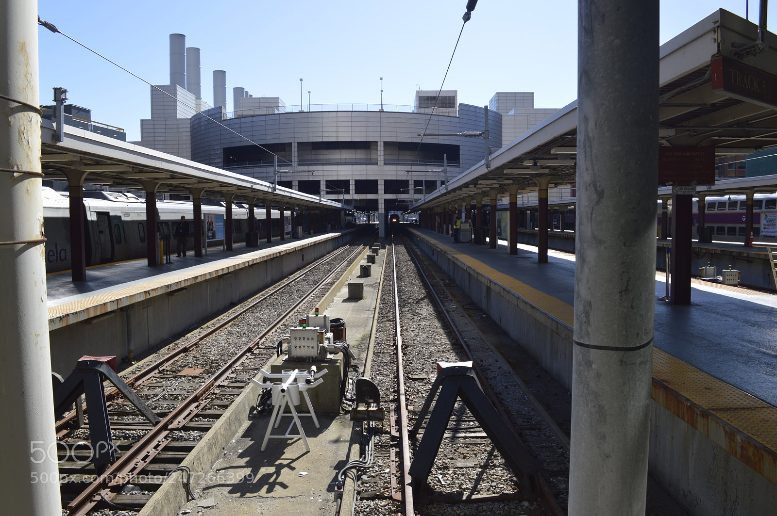 Nikon D3200 sample photo. Subway tracks photography