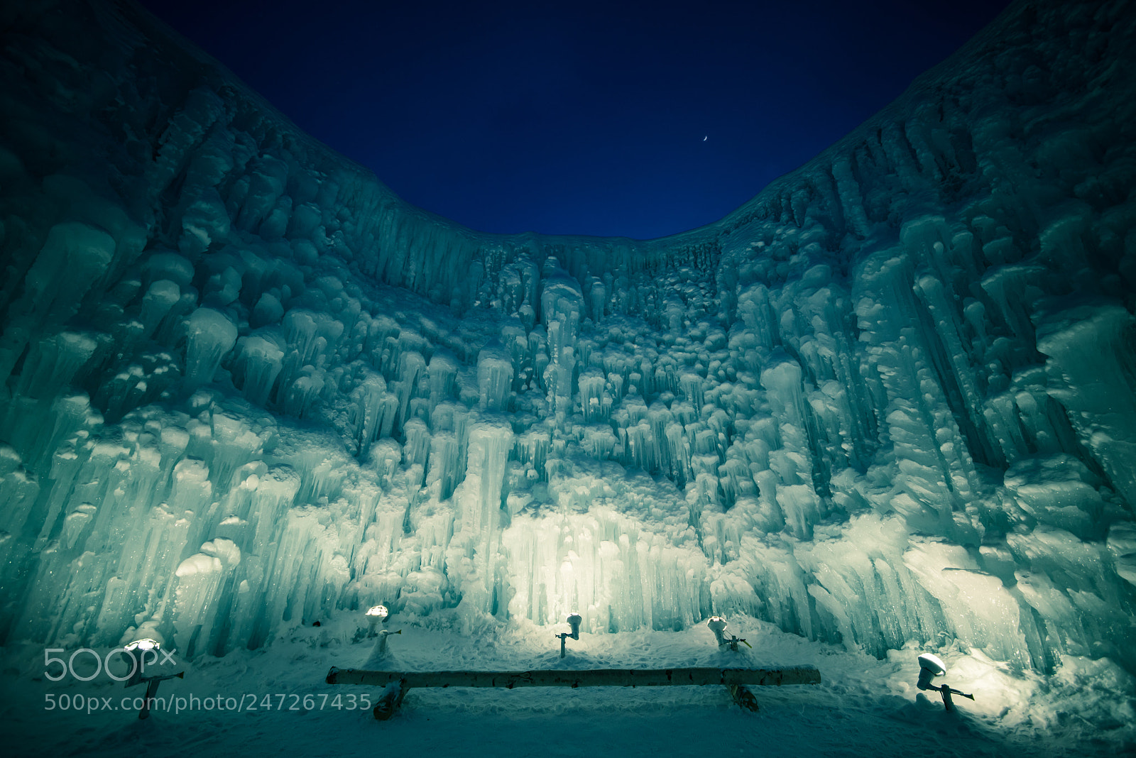 Nikon D810 sample photo. Ice wall photography