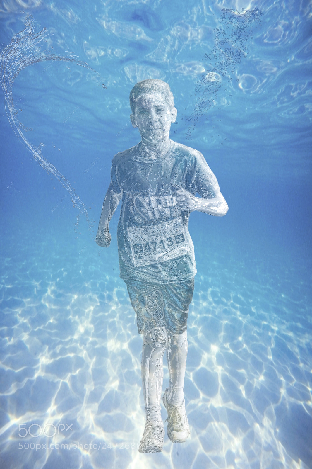 Nikon D7100 sample photo. Running in the water photography