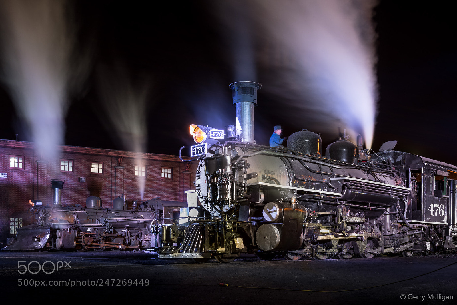 Nikon D500 sample photo. Nighttime at the durango-silverton photography