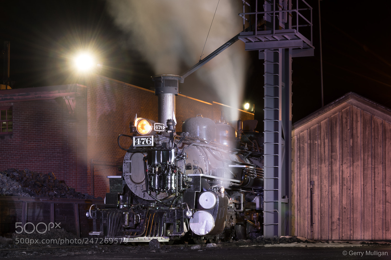 Nikon D500 sample photo. Nighttime at the durango-silverton photography