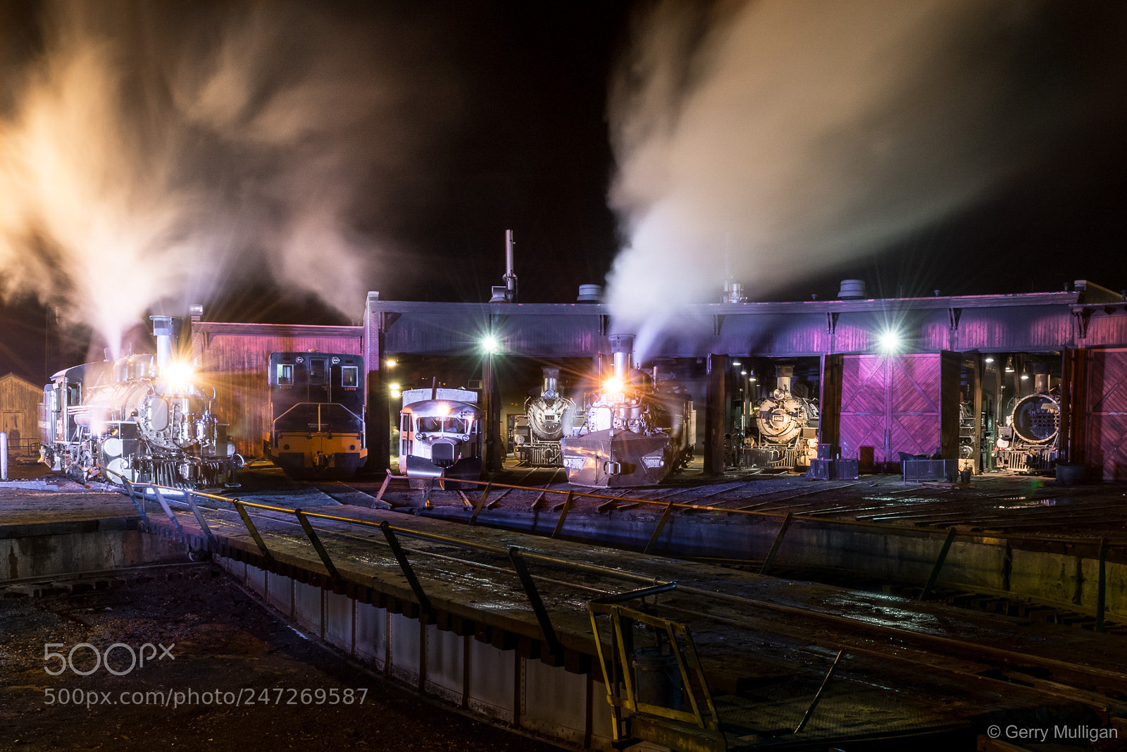 Nikon D500 sample photo. Nighttime at the durango-silverton photography