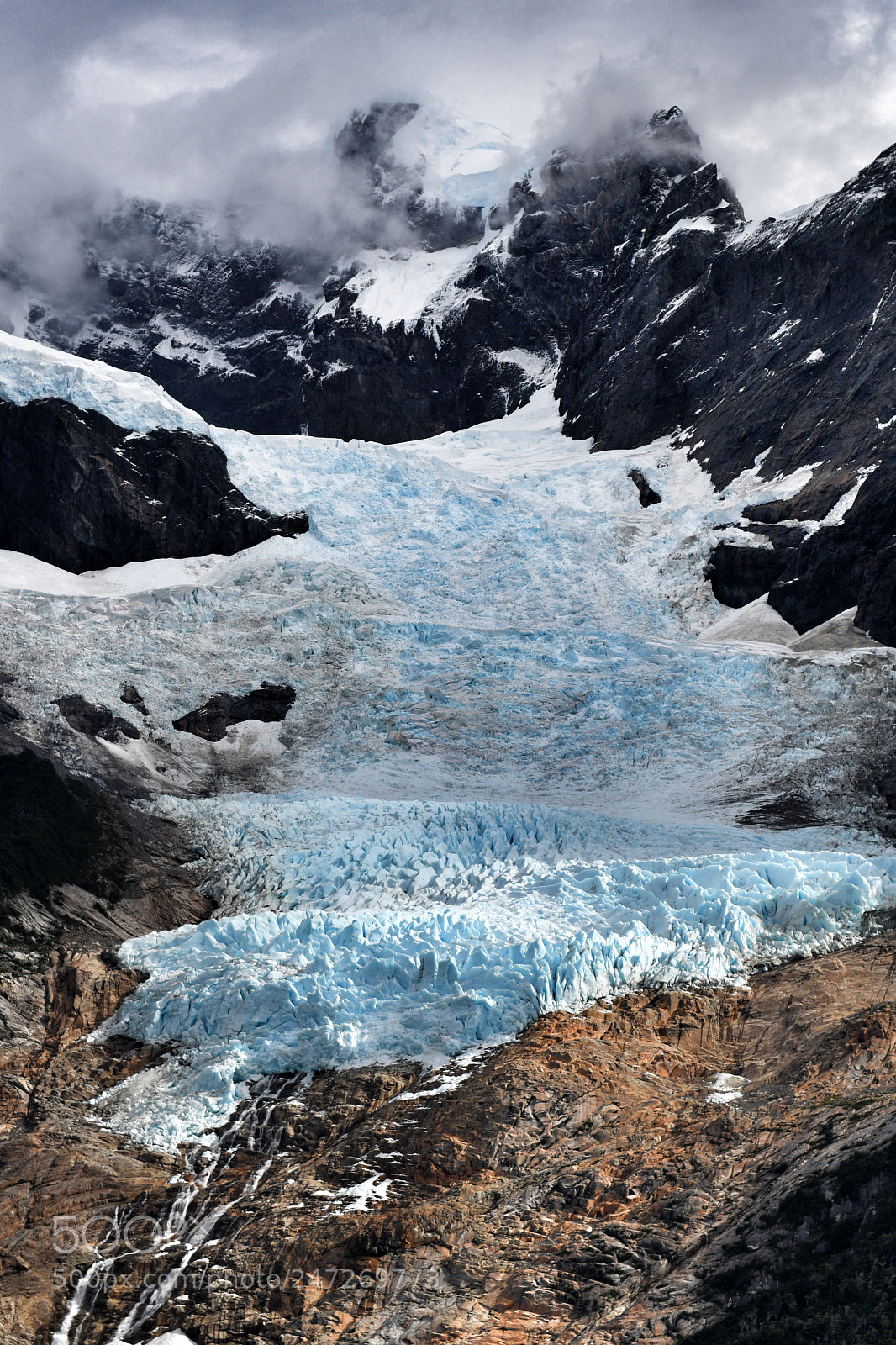 Nikon D500 sample photo. Glacier in puerto natales photography