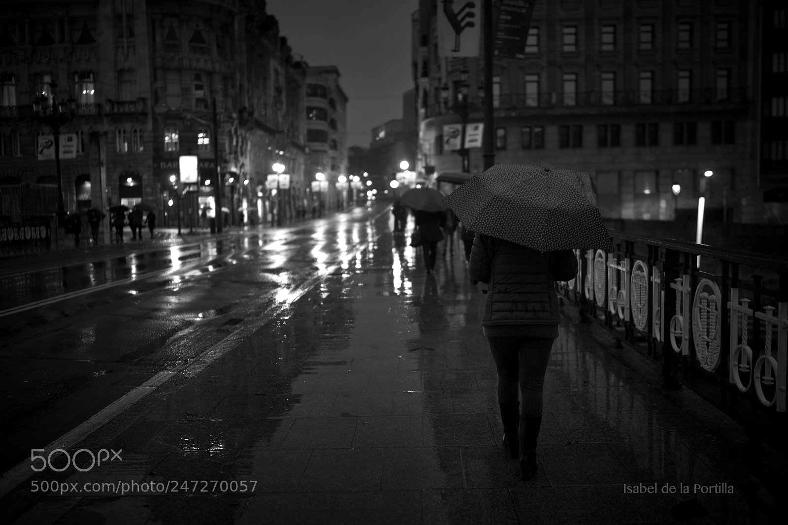 Sony a7R II sample photo. Rainy evening in bilbao photography