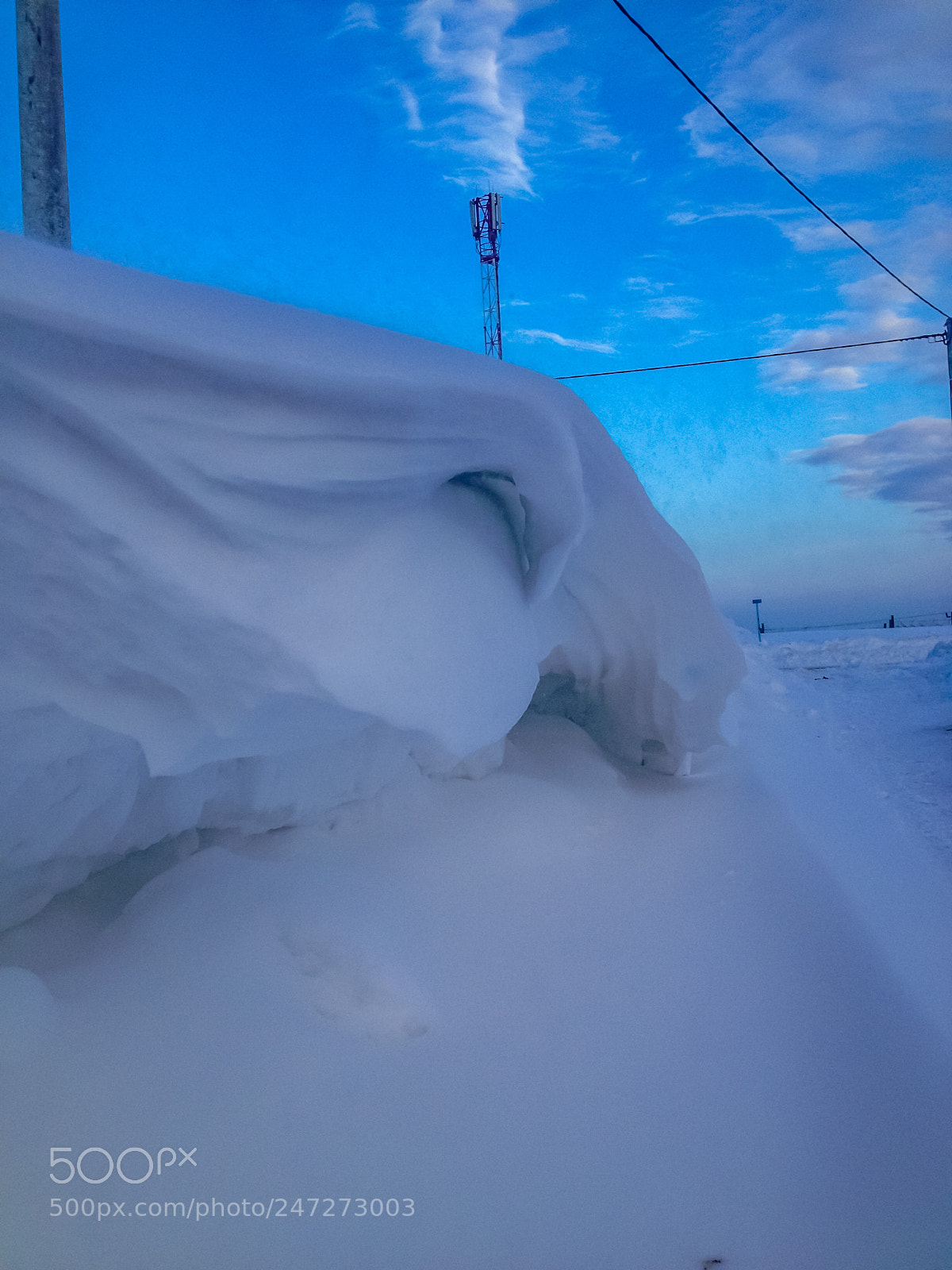Apple iPhone 4S sample photo. Snow waves photography