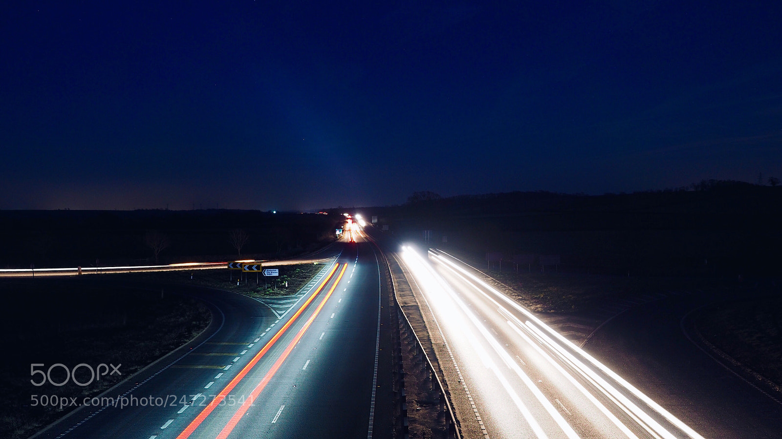 Olympus OM-D E-M10 II sample photo. Light trail photography