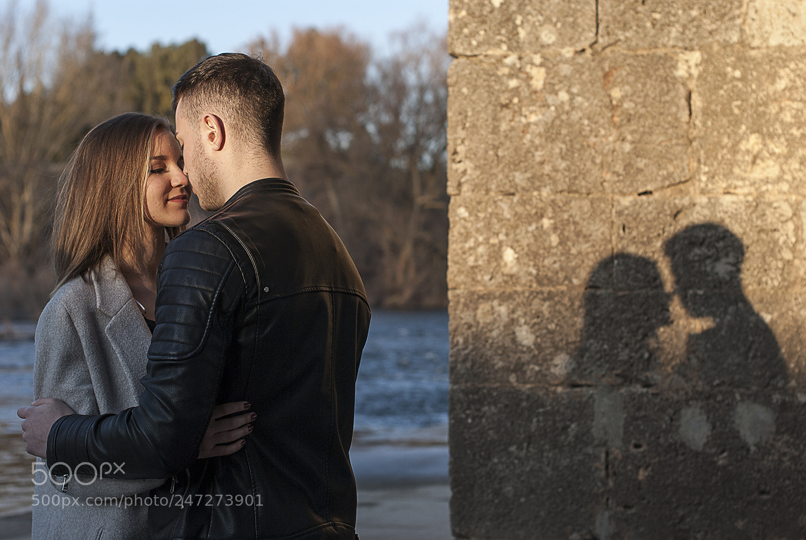 Nikon D60 sample photo. Sombras de amor photography