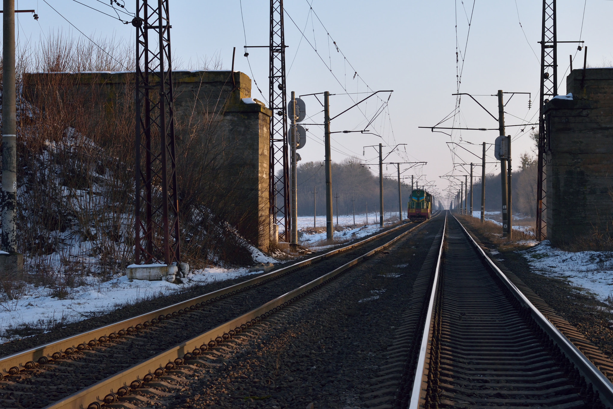 Nikon AF-S Nikkor 50mm F1.8G sample photo. Railway photography