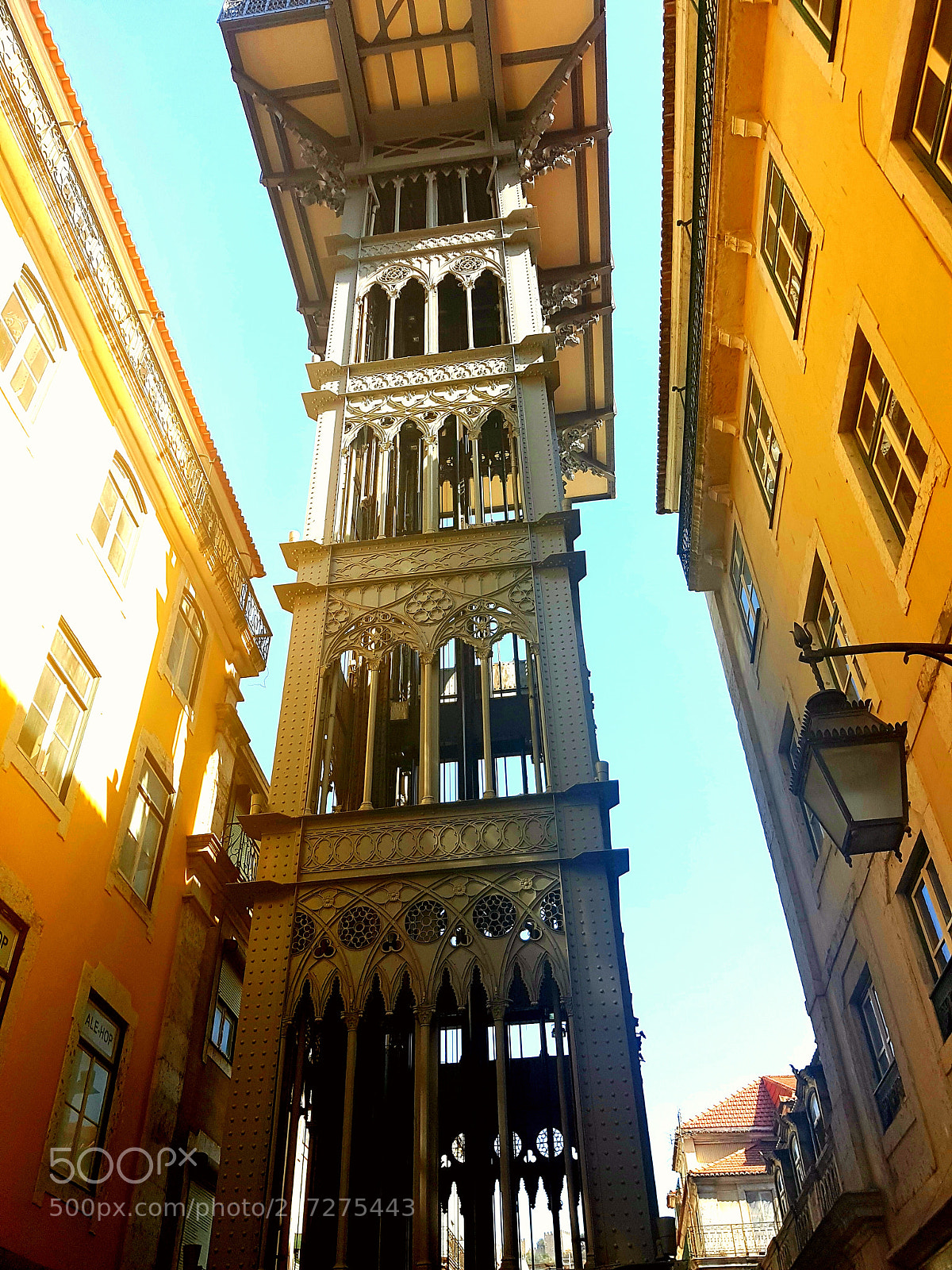 Samsung Galaxy S7 sample photo. The santa justa lift photography