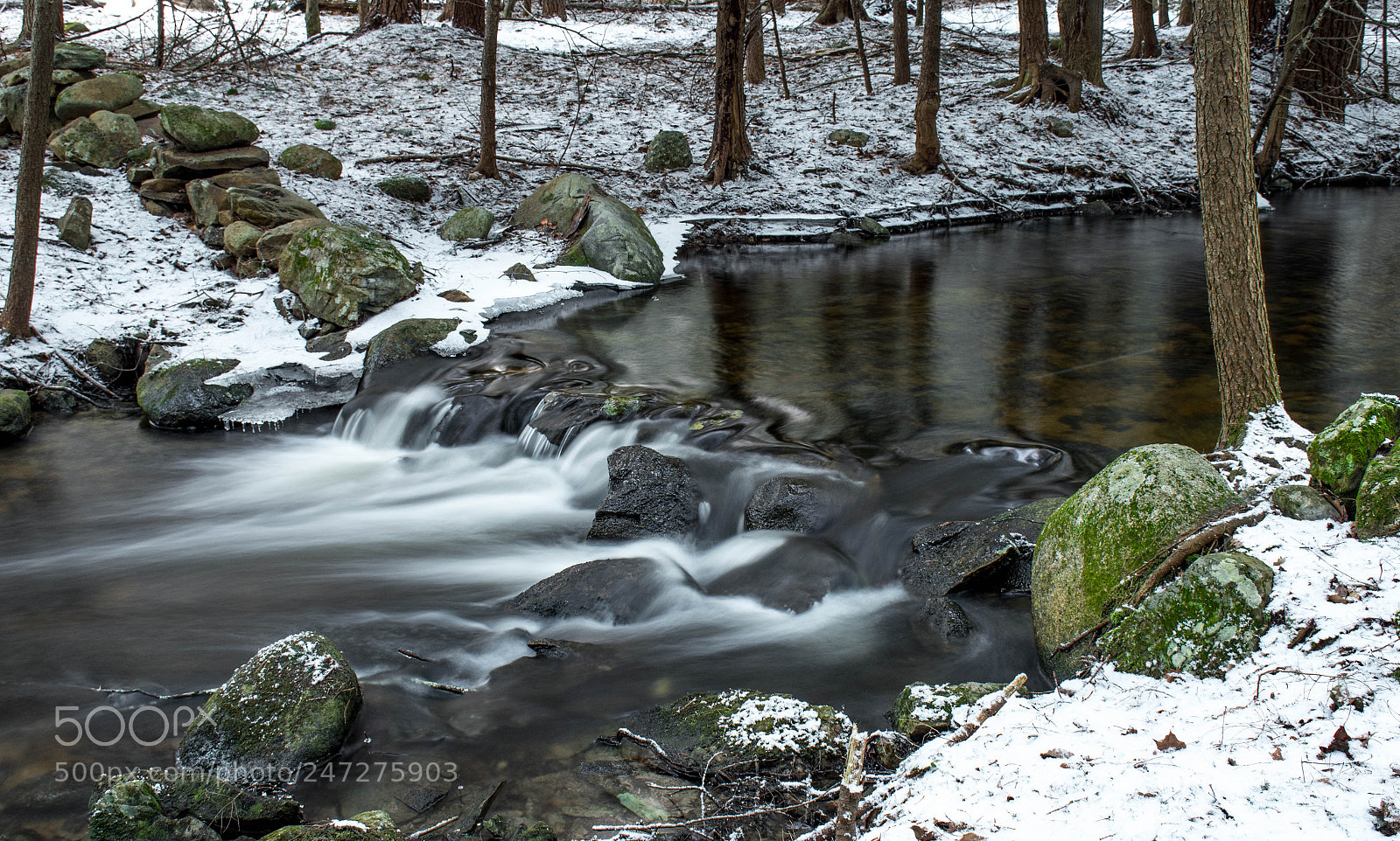 Nikon D7500 sample photo. Stone wall brook photography