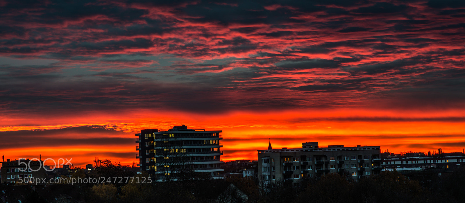Nikon D800 sample photo. Brennender himmel photography