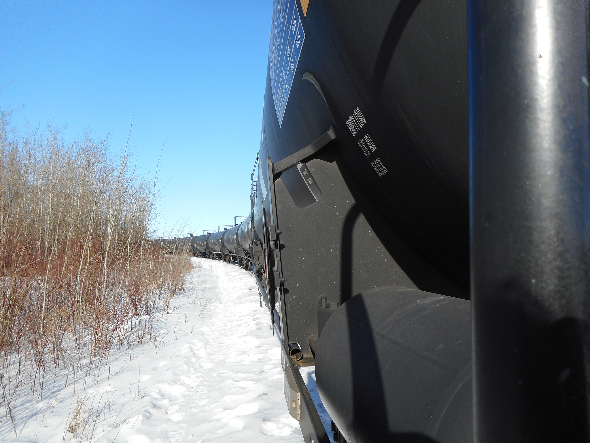 Nikon Coolpix A300 sample photo. Tanker cars photography