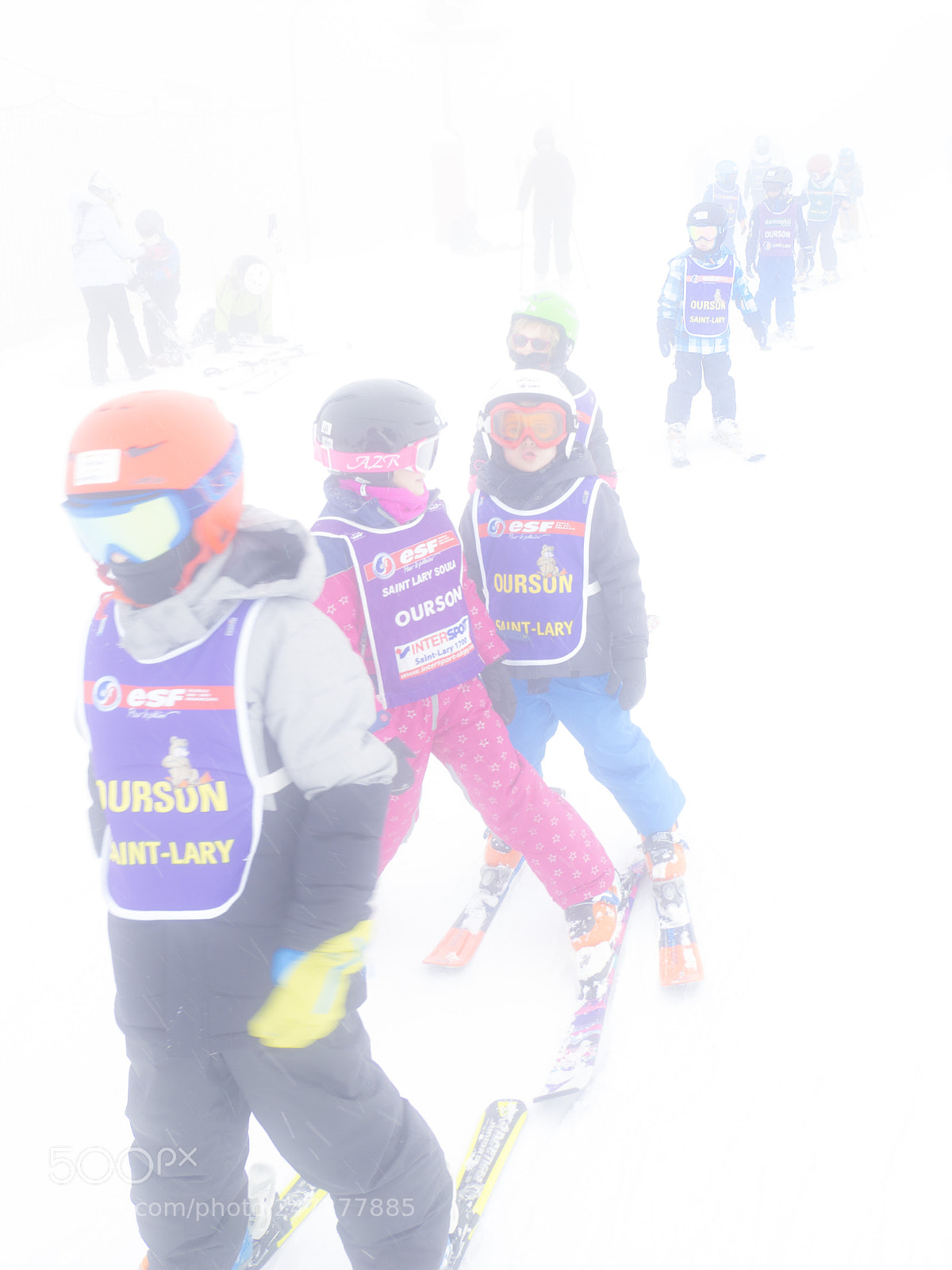 Olympus OM-D E-M10 II sample photo. Ski school photography