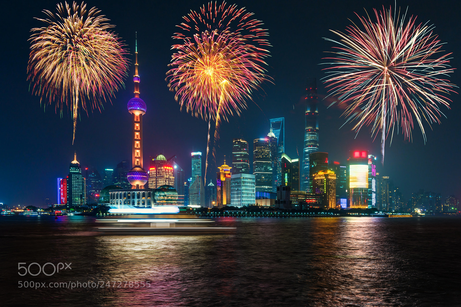 Nikon D800 sample photo. Fireworks in shanghai, china photography