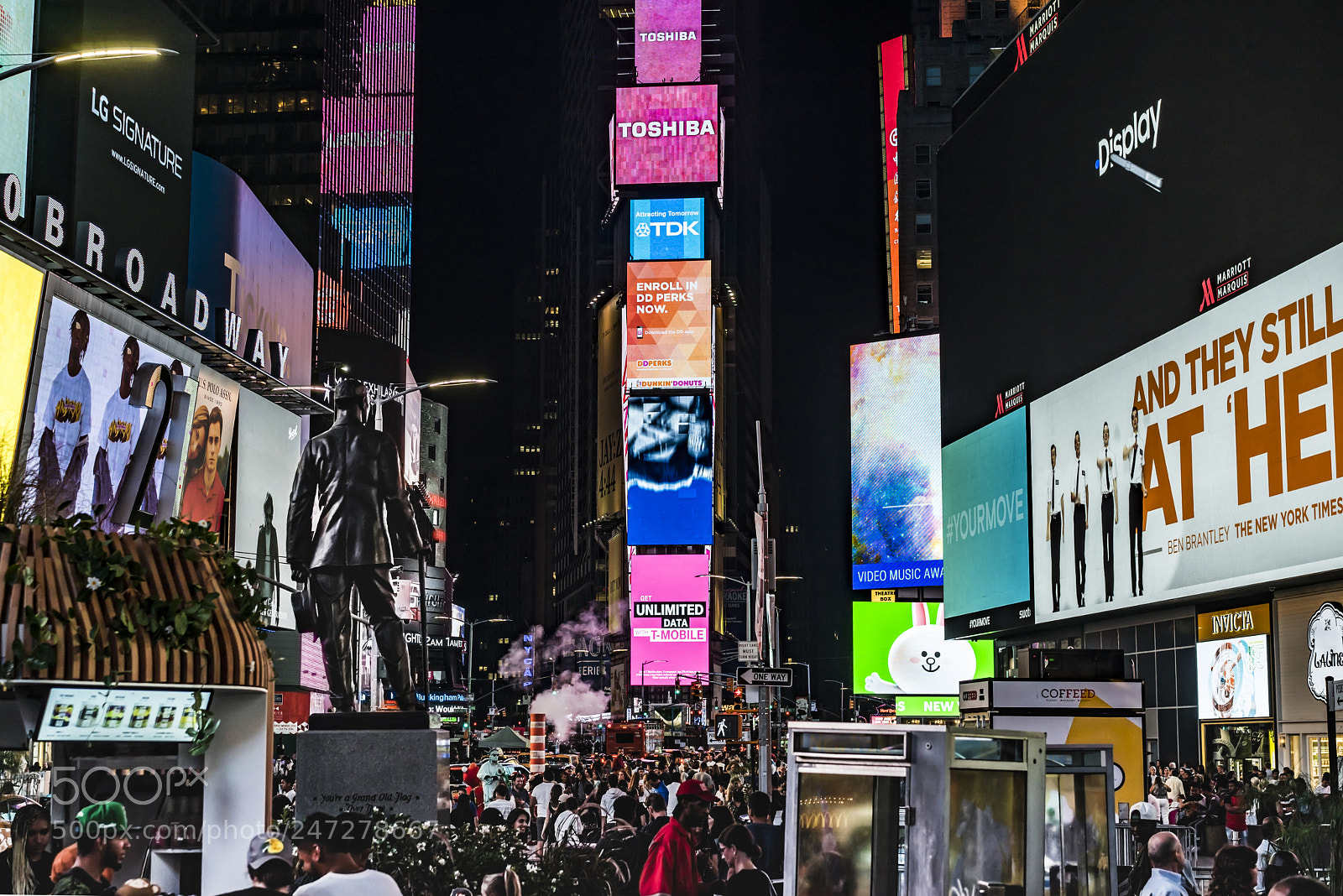 Sony a7R sample photo. Times square photography