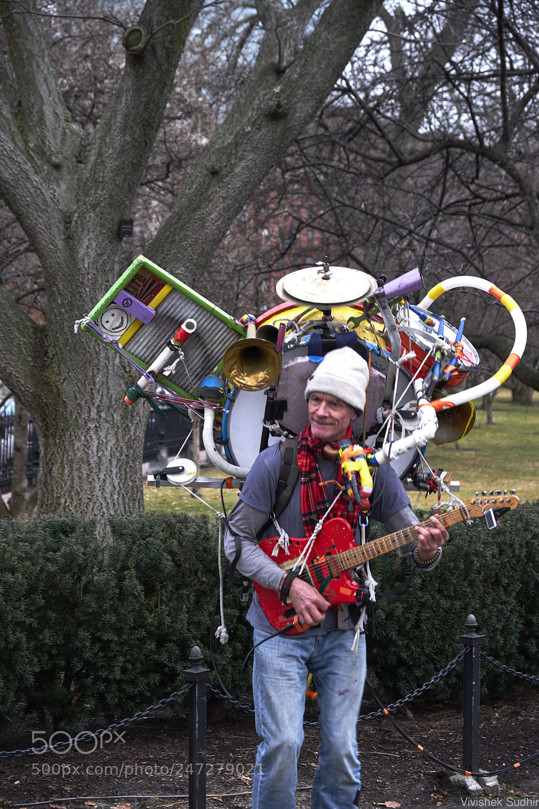 Fujifilm X-T2 sample photo. One-man band photography