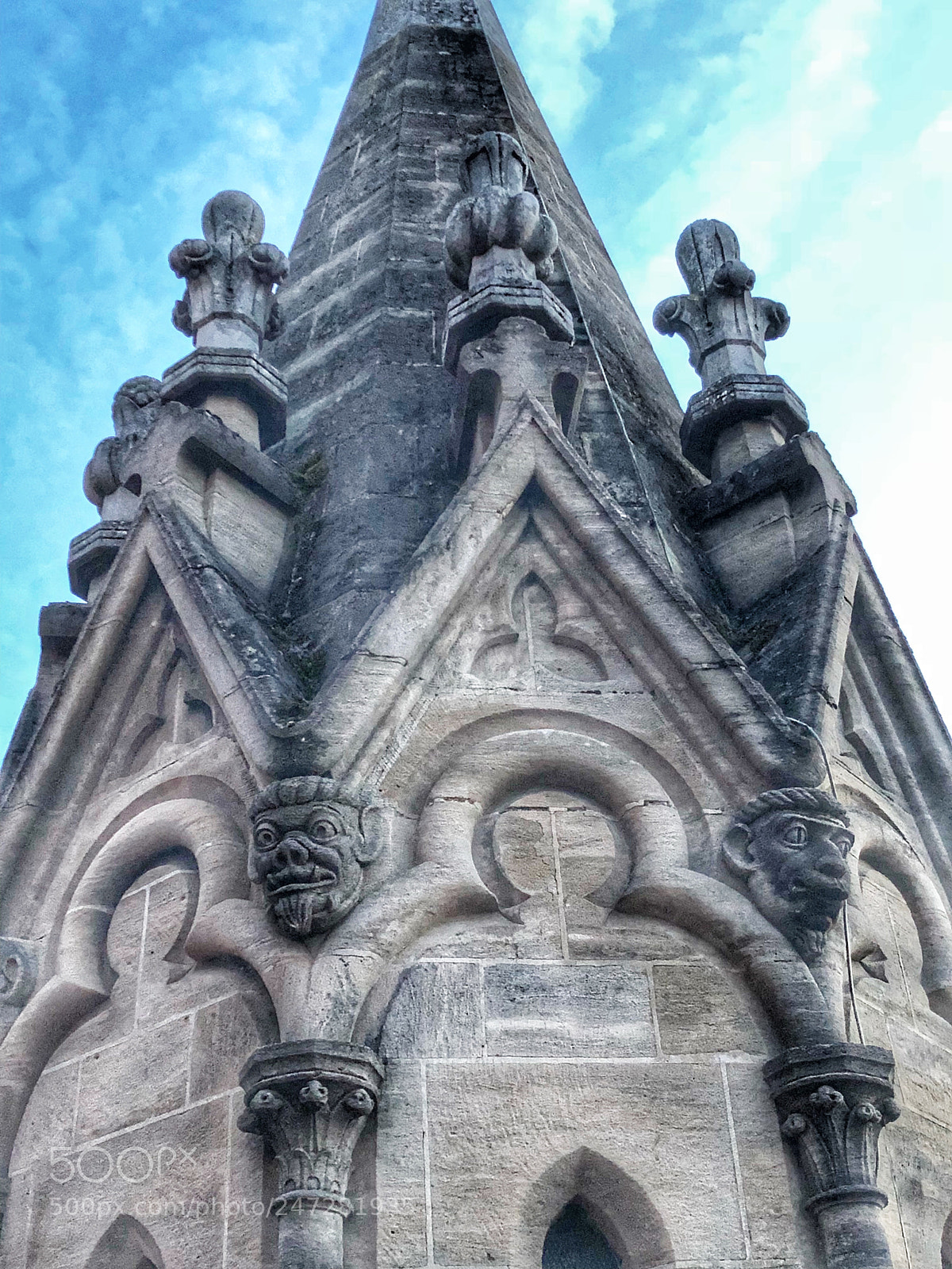 Apple iPhone X sample photo. Gargoyle photography