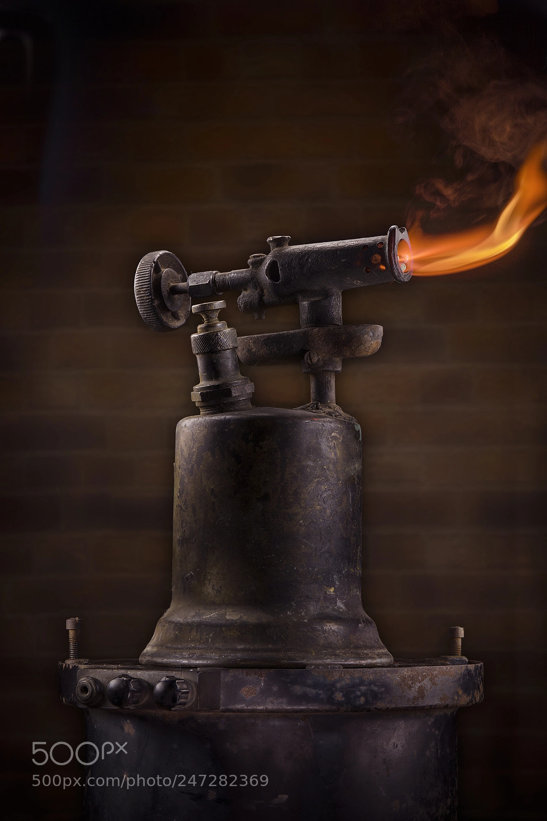 Nikon D7100 sample photo. Old gas blowtorch with photography