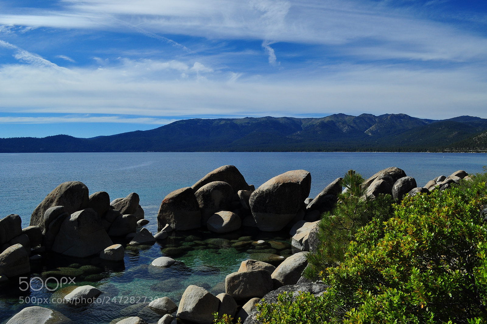 Nikon D5000 sample photo. The lake photography