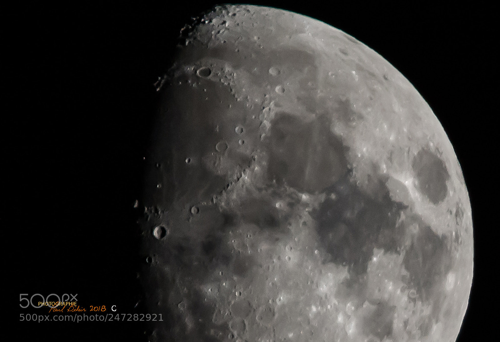 Nikon D7100 sample photo. Relief de la lune. photography