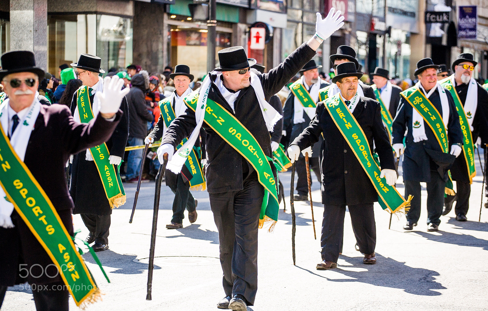 Canon EOS 5D sample photo. St.patricks day parade photography