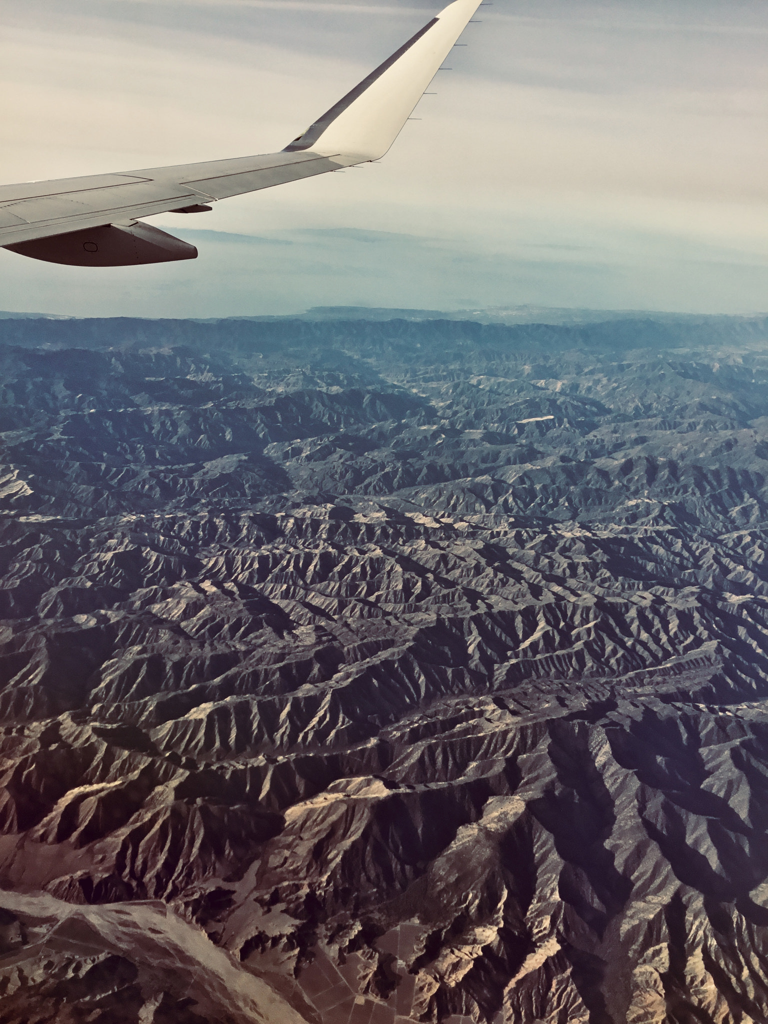 Apple iPad (5th generation) sample photo. Sierras from 30,000 feet photography