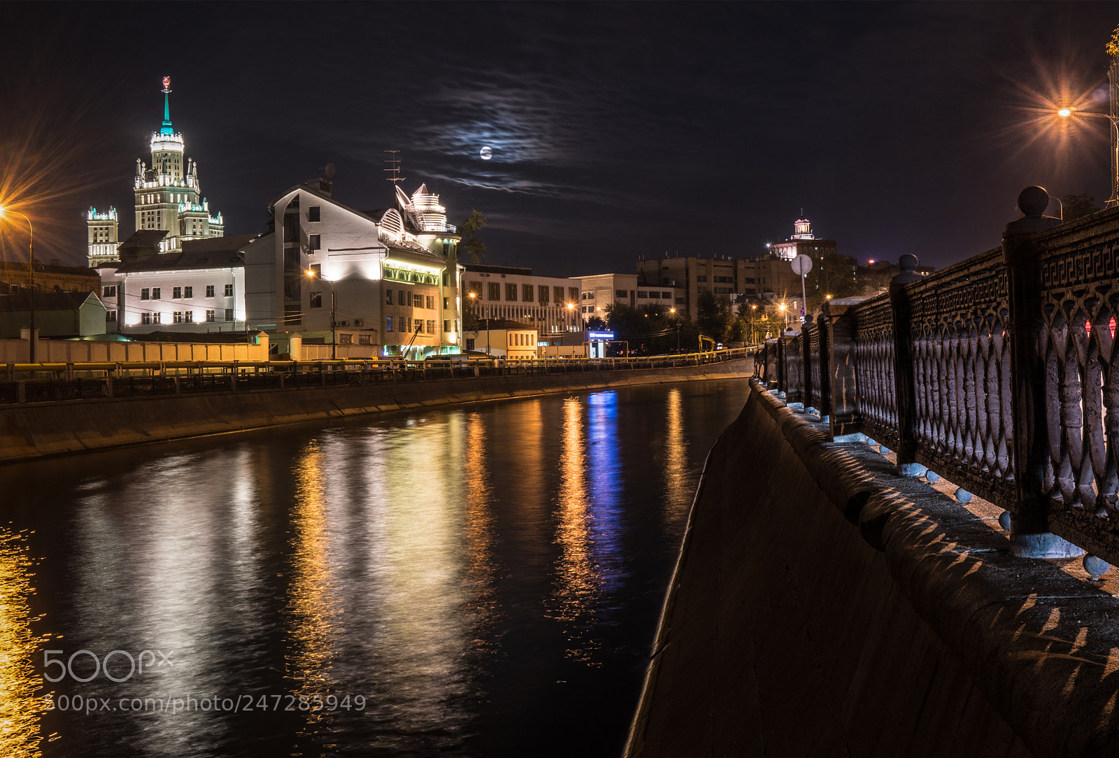 Sony a6300 sample photo. A magical moonlit night photography