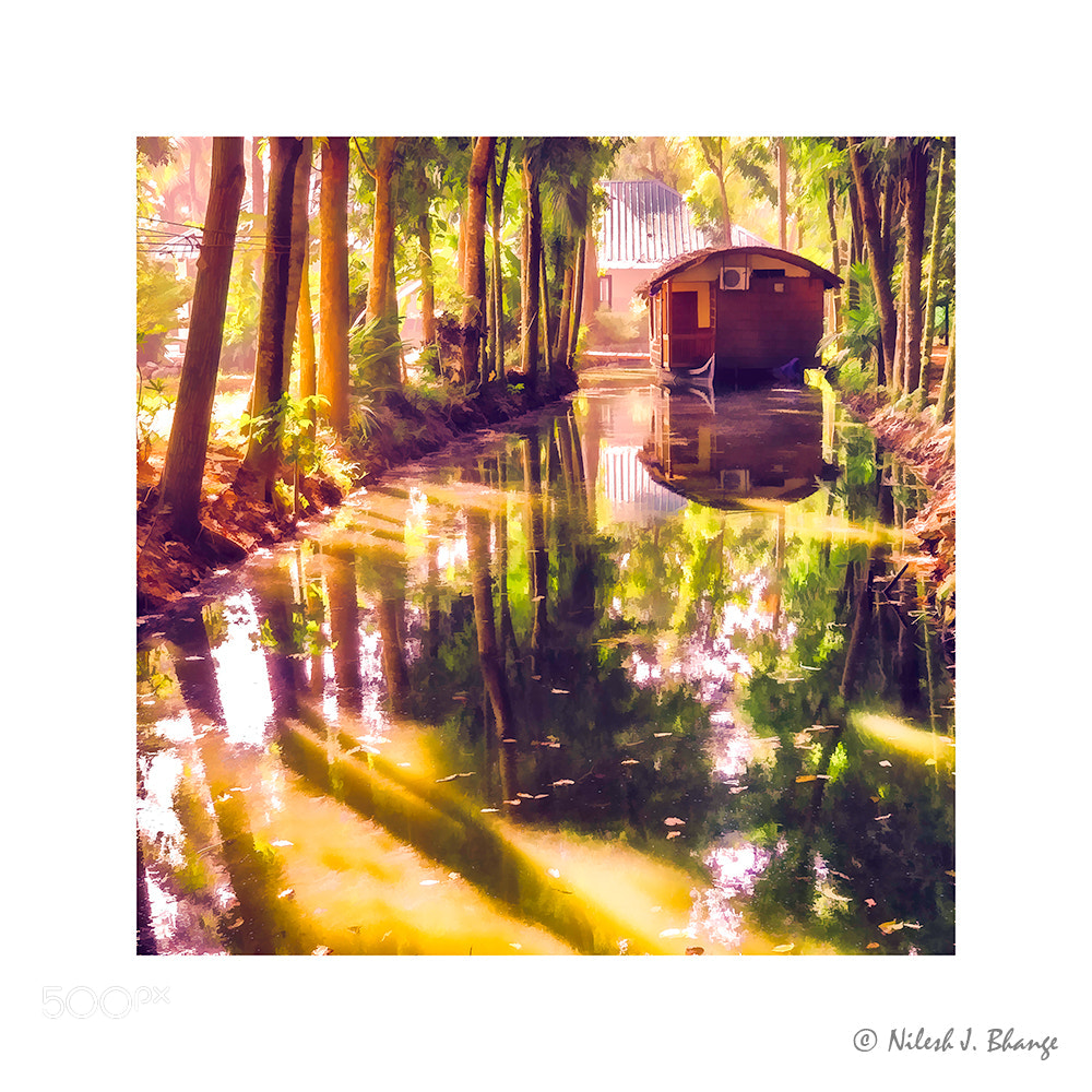 OnePlus 5 sample photo. Beautiful houseboat photography