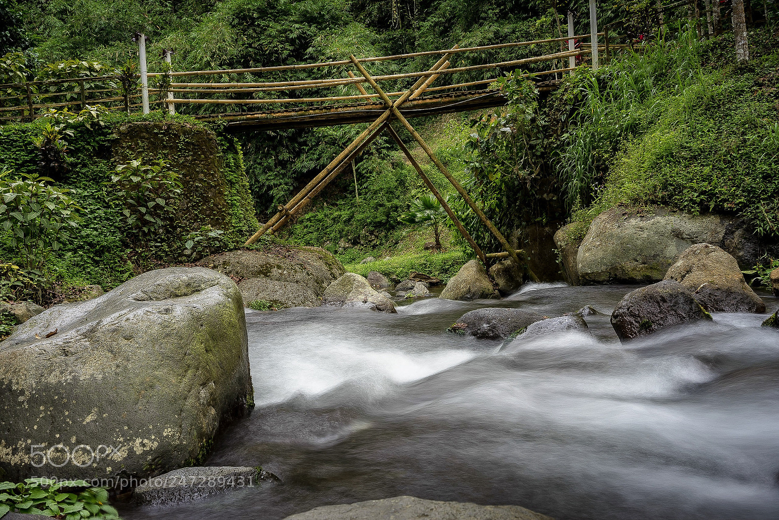 Sony a7 II sample photo. Bridge crossing photography