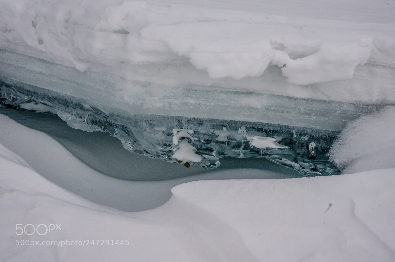Sony Alpha NEX-5R sample photo. Layer of ice covering photography