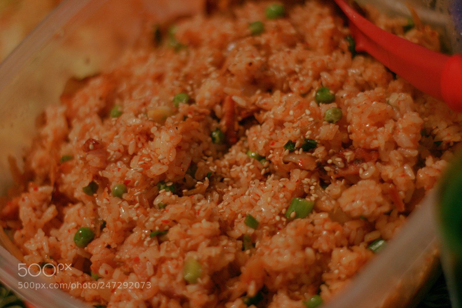 Canon EOS 400D (EOS Digital Rebel XTi / EOS Kiss Digital X) sample photo. Kimchi fried rice with photography