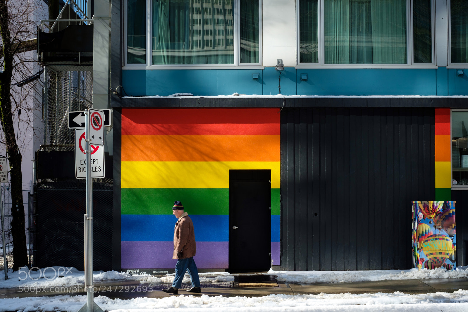 Fujifilm X-Pro2 sample photo. Lgbt colours in vancouver photography