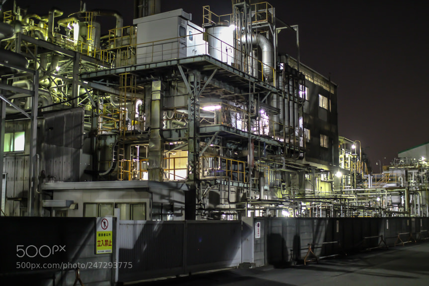 Canon EOS 550D (EOS Rebel T2i / EOS Kiss X4) sample photo. Factory in kawasaki photography