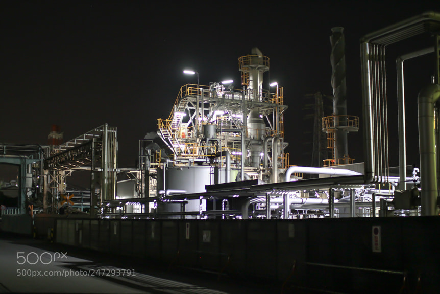 Canon EOS 550D (EOS Rebel T2i / EOS Kiss X4) sample photo. Kawasaki industrial zone photography