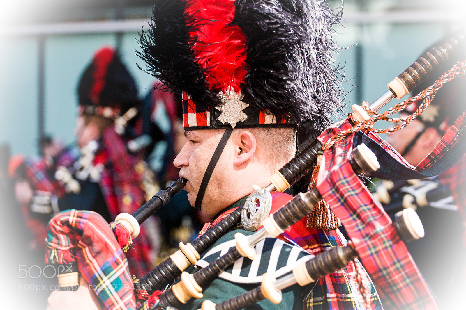 Canon EOS 5D sample photo. Scottish piper photography