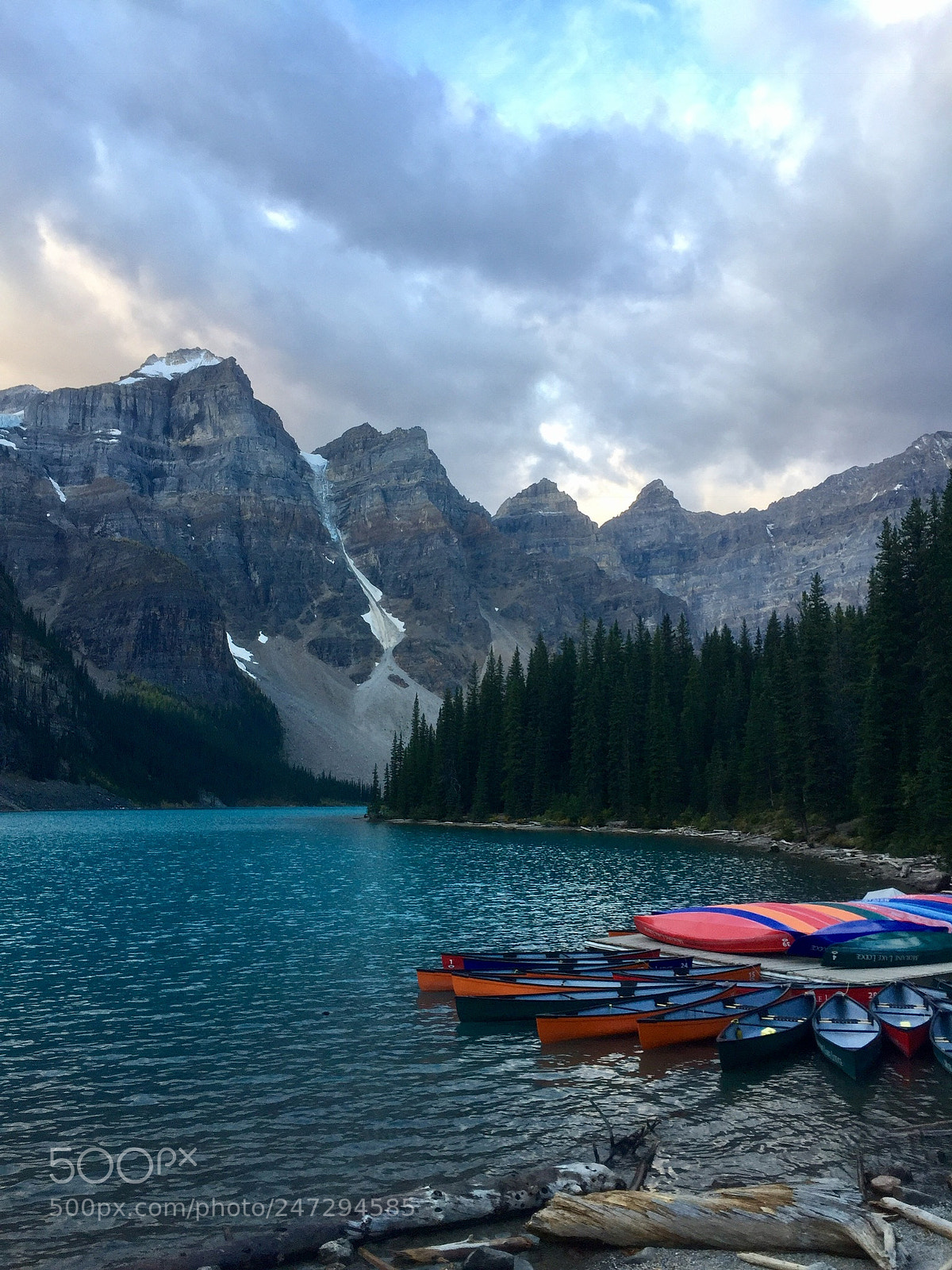 Apple iPhone 6 sample photo. Moraine lake, alberta, canada photography