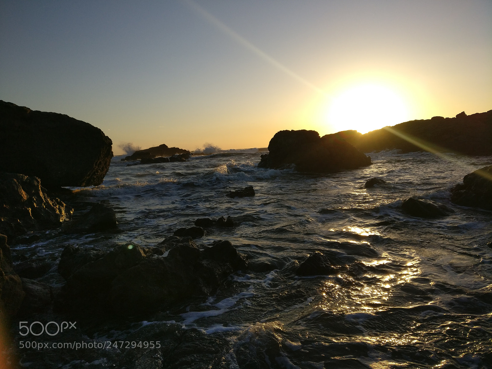 OnePlus A3000 sample photo. Sunset at playa roca photography