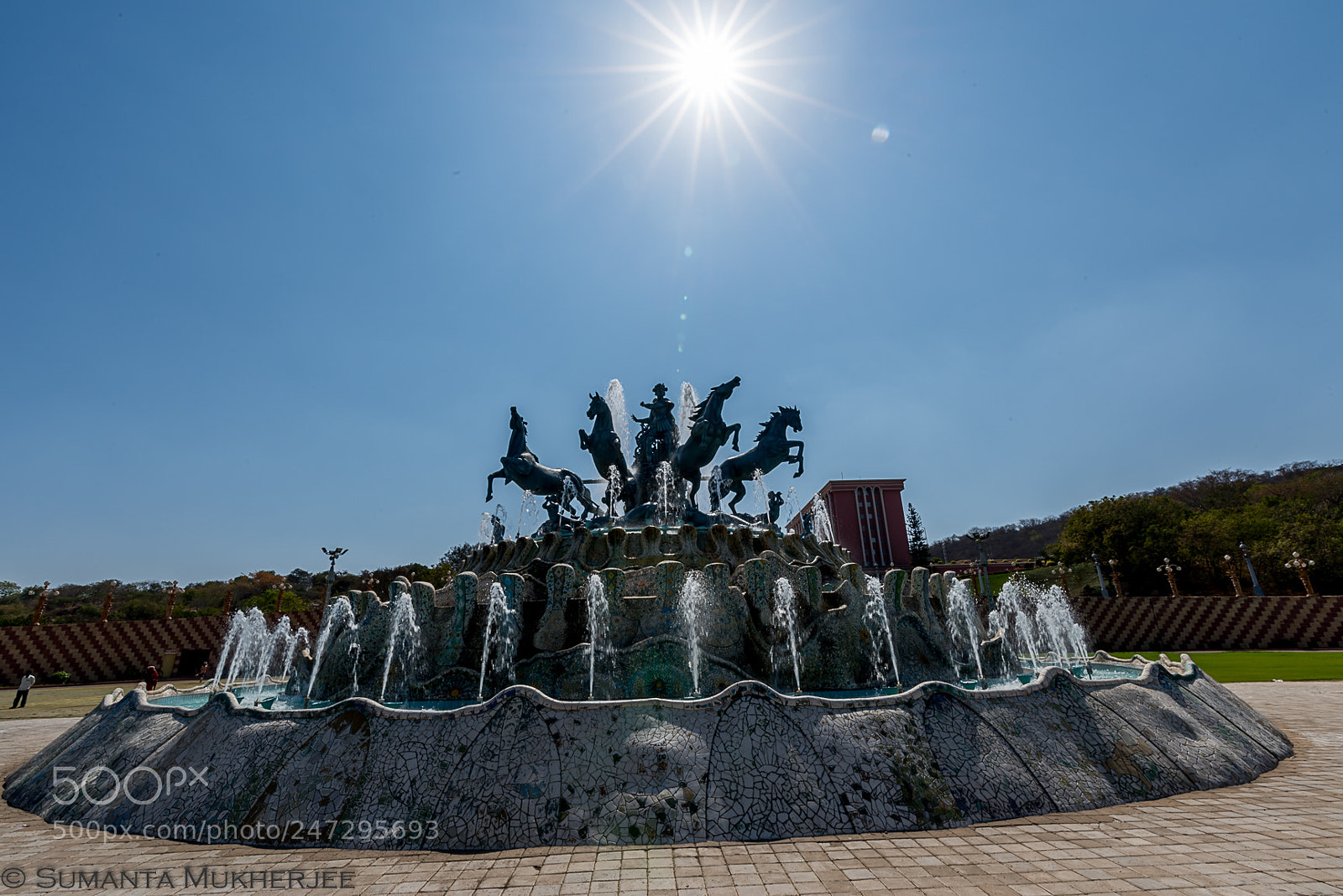 Nikon D810 sample photo. A fountain photography