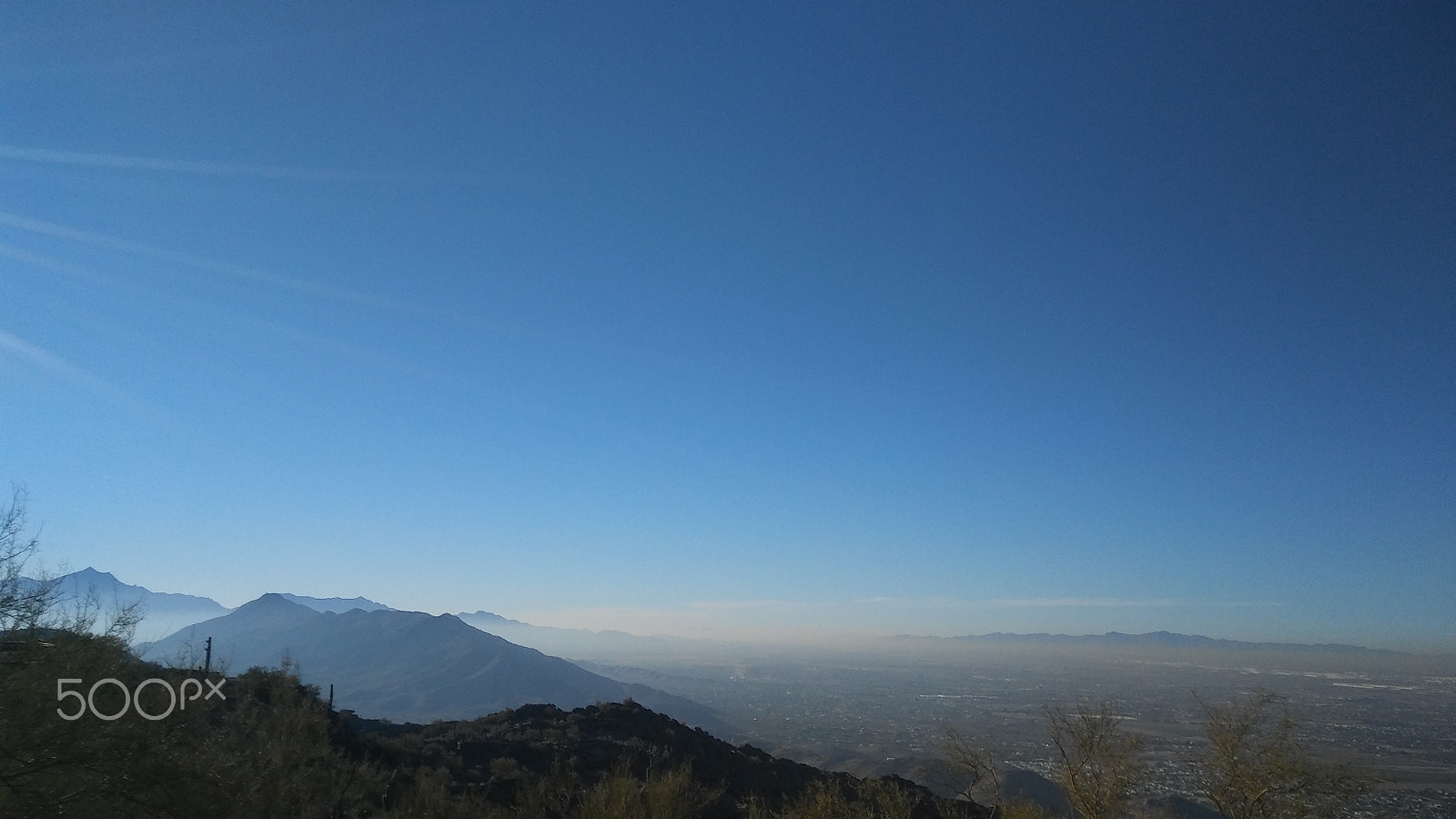 LG STYLO 2 PLUS sample photo. The valley from south mountain photography